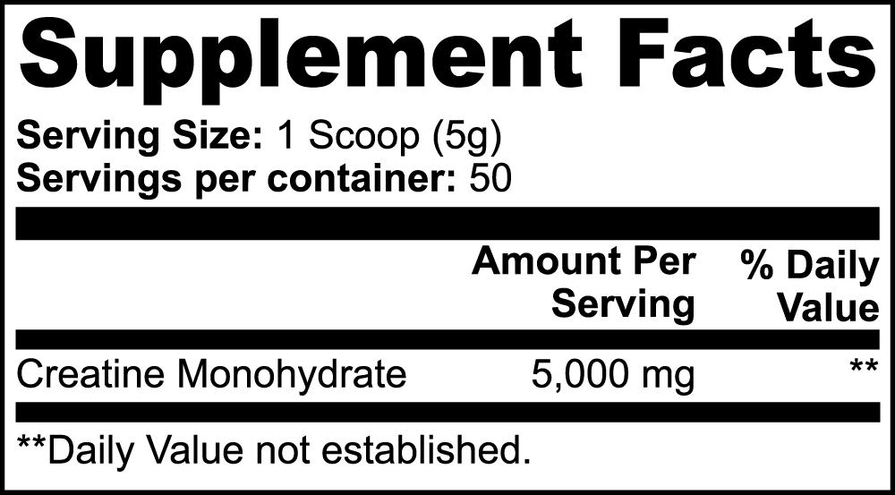 Spartan Creatine Monohydrate